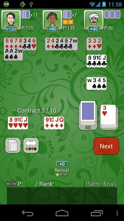 Contract / Shanghai Rummy Free Captura de pantalla 0