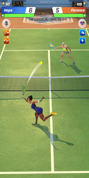 Tennis Clash: Multiplayer Game Schermafbeelding 2