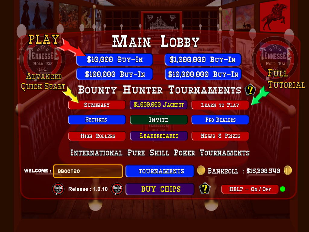 TENNESSEE HOLD 'EM - Skill Poker Tournaments應用截圖第3張