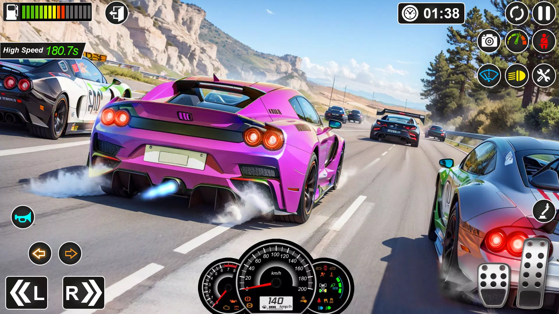High Speed - Car Racing Game Capture d'écran 1