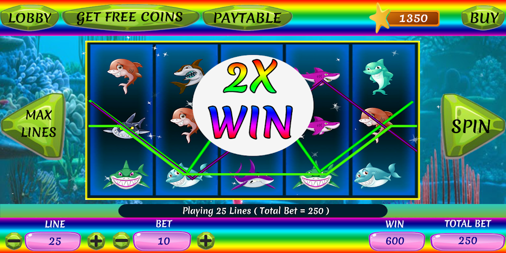 Shark Slots ภาพหน้าจอ 1