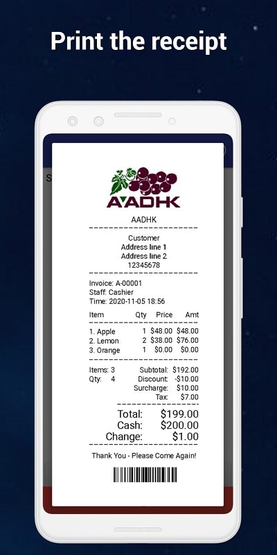 W&O POS Screenshot 3