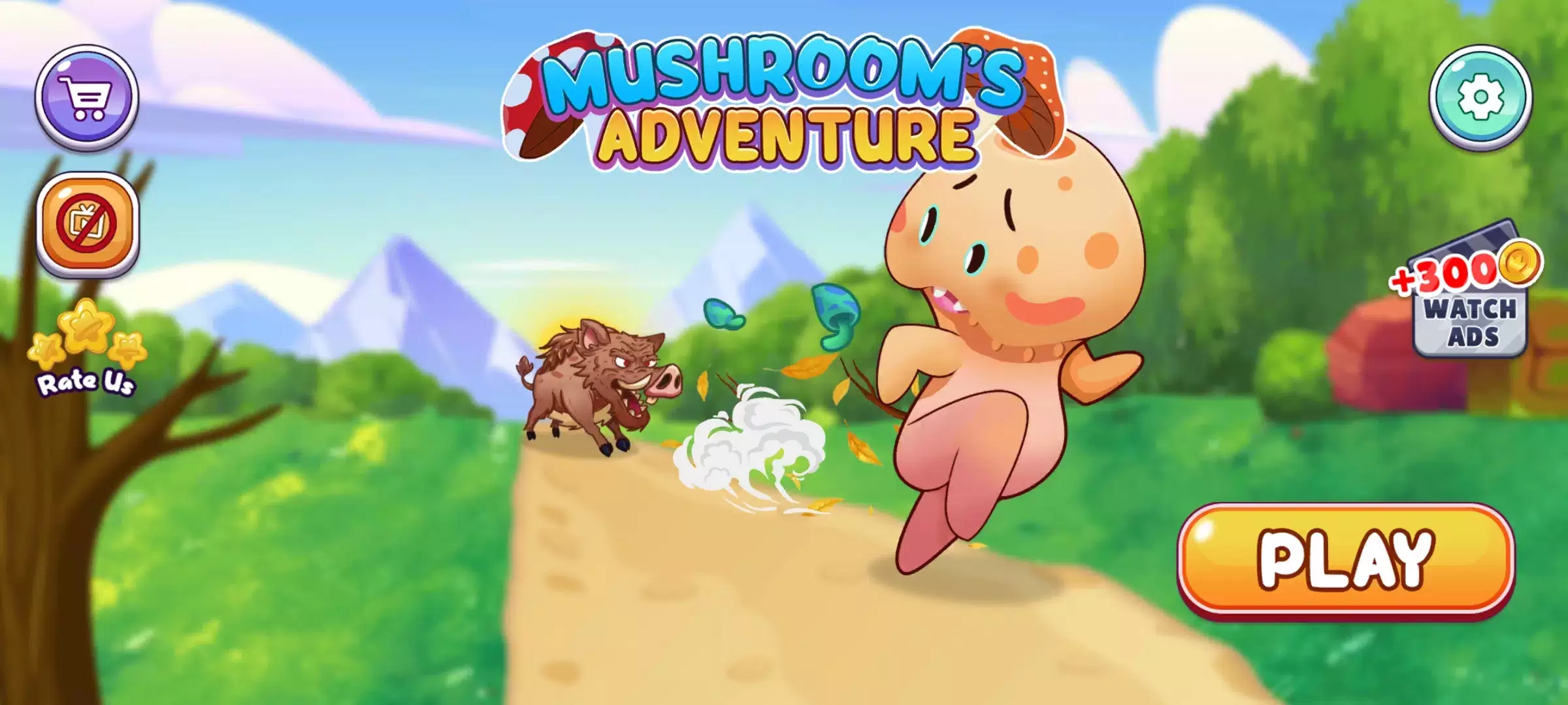 Mushroom war: Jungle Adventure Captura de pantalla 0