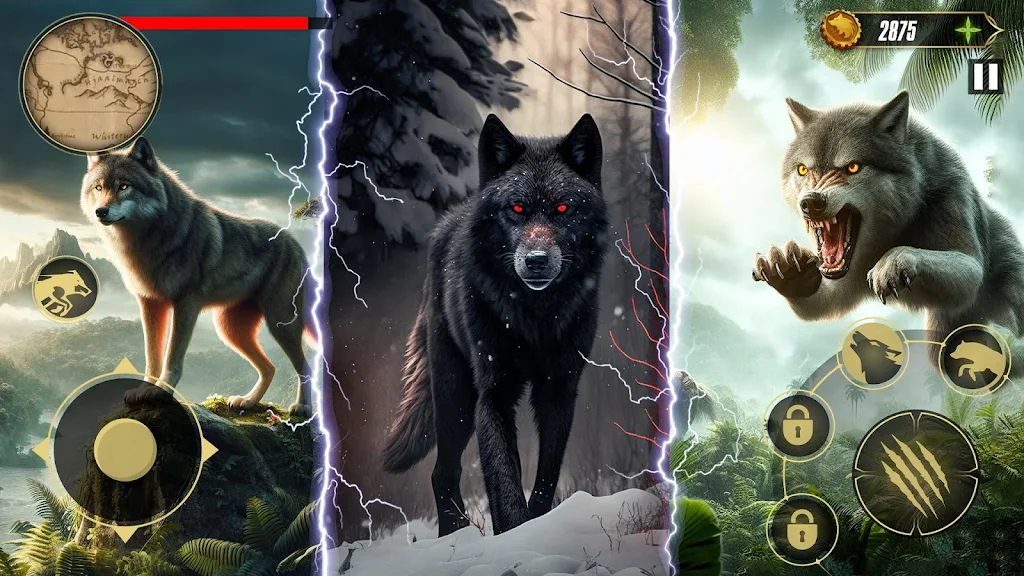 Wolf Quest: The Wolf Simulator ဖန်သားပြင်ဓာတ်ပုံ 1