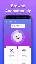 Geek VPN: Fast & Stable Proxy Screenshot 1