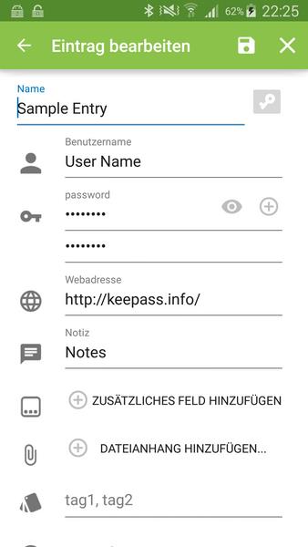 Keepass2Android स्क्रीनशॉट 0