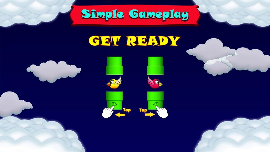 Fun Birds Game - Two players Capture d'écran 3