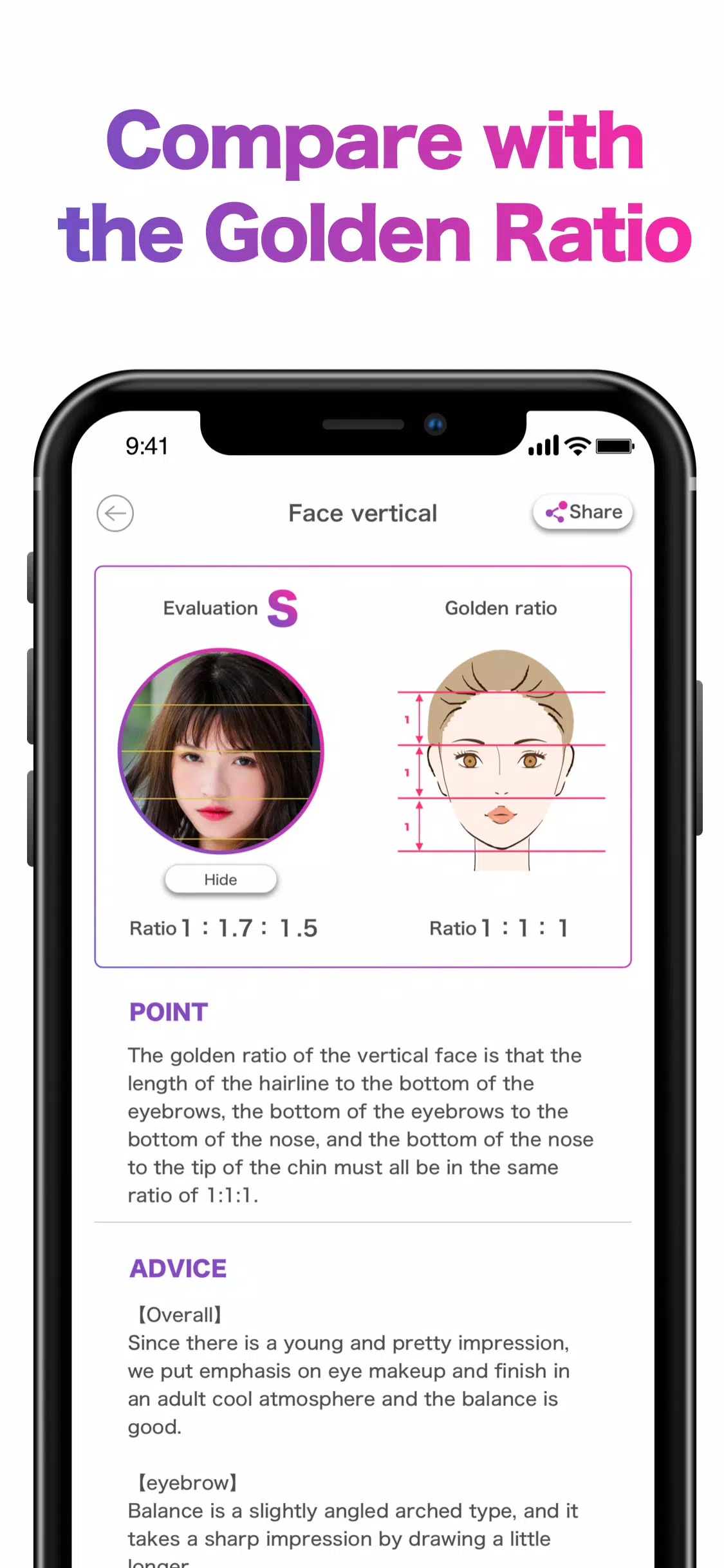 Face Shape & Color Analysis Ekran Görüntüsü 1