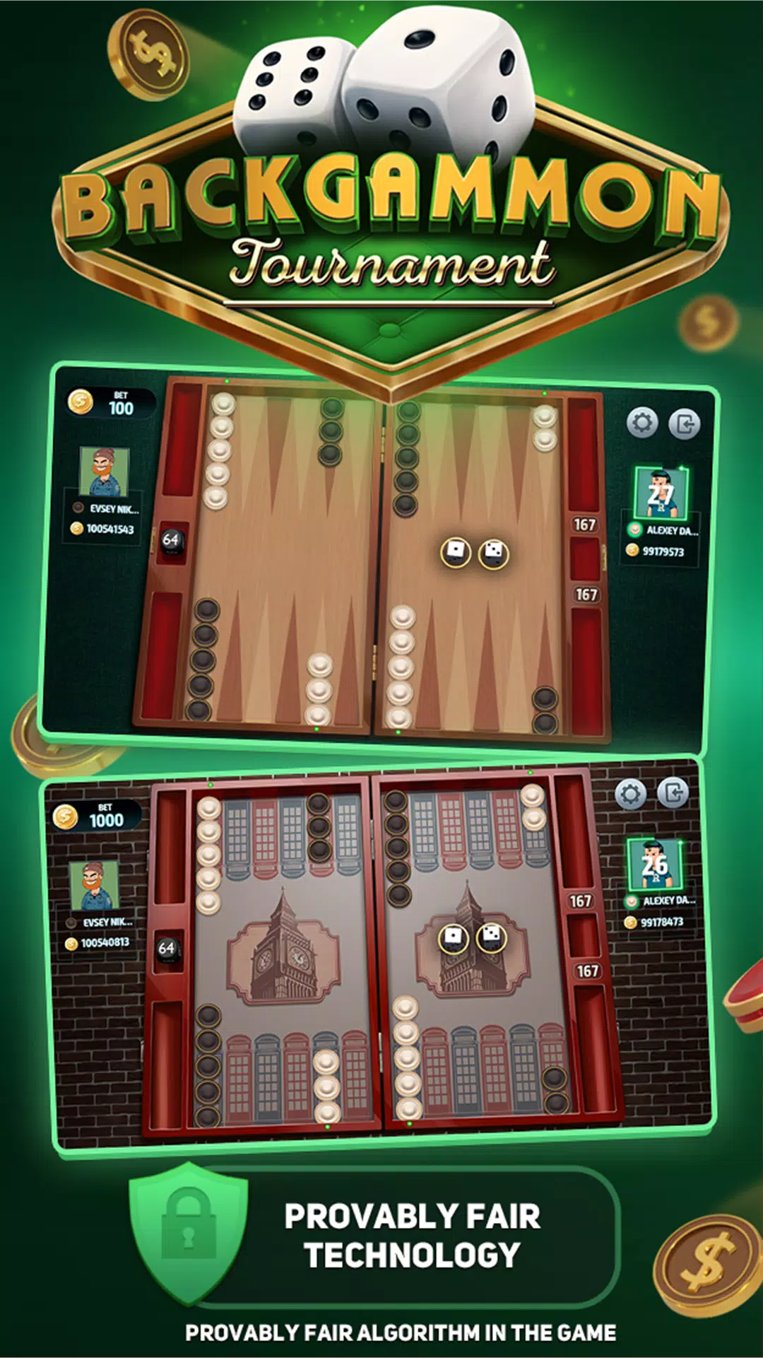 Backgammon Tournament应用截图第0张