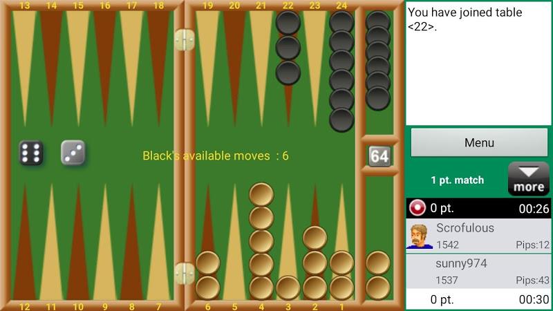 Backgammon Club Tangkapan skrin 1