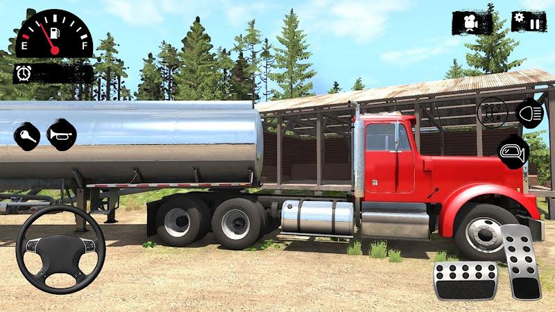 Offroad Oil Tanker Truck Sim Captura de pantalla 3