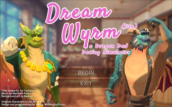 Dream Wyrm: a Dragon Dad Dating Simulator Captura de pantalla 0