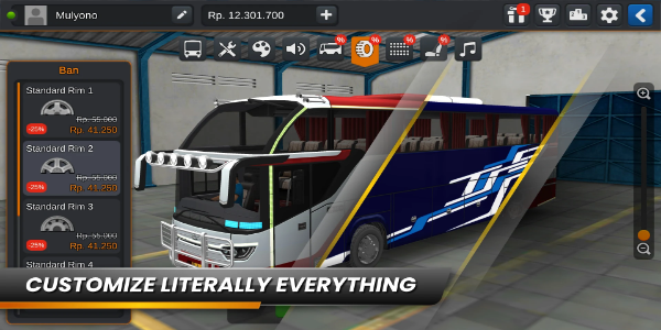 Bus Simulator Indonesia Mod Capture d'écran 2