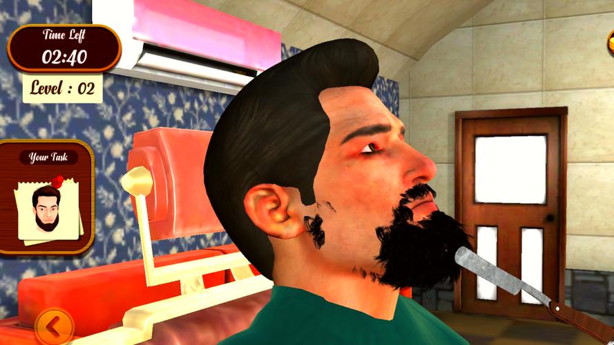 Real Barber Haircutting Shop スクリーンショット 1