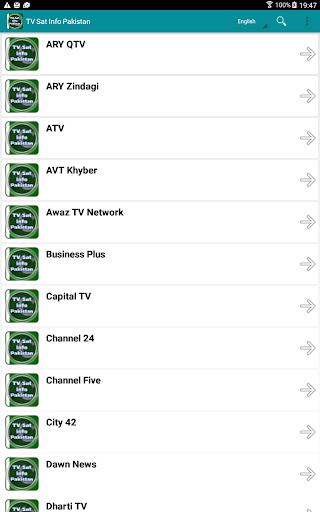 TV Sat Info Pakistan Capture d'écran 2