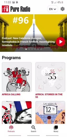 RFI Pure Radio - Podcasts Capture d'écran 0