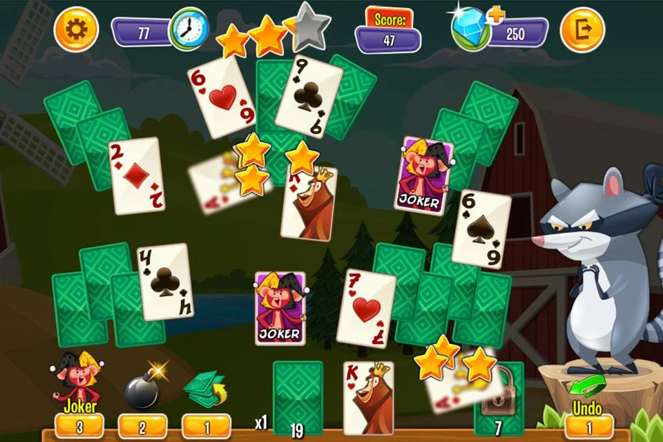 Playful Animal Solitaire スクリーンショット 1