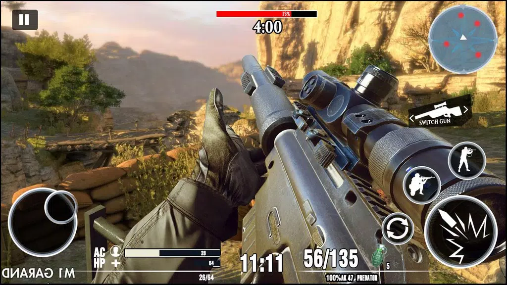 Desert Sniper 3D: Battleground Ekran Görüntüsü 3