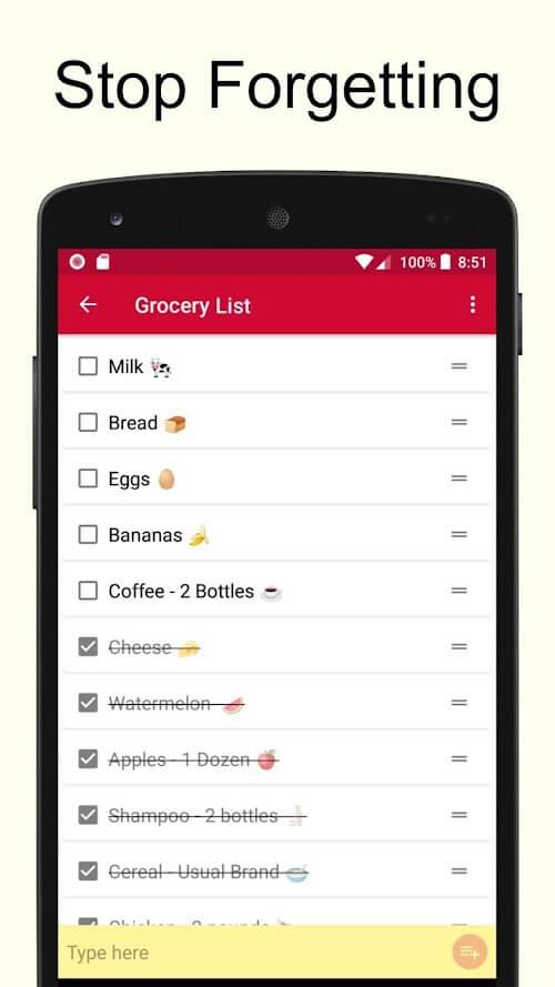 Shopping List - Simple & Easy Screenshot 1