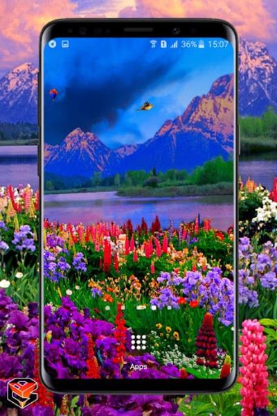 Valley of Flowers live wallpaper Captura de pantalla 0