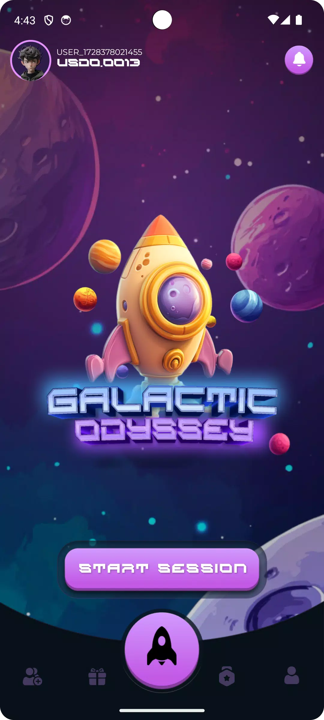 Galactic Odyssey 스크린샷 1