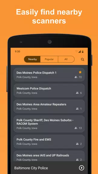 Scanner Radio - Police Scanner Screenshot 2