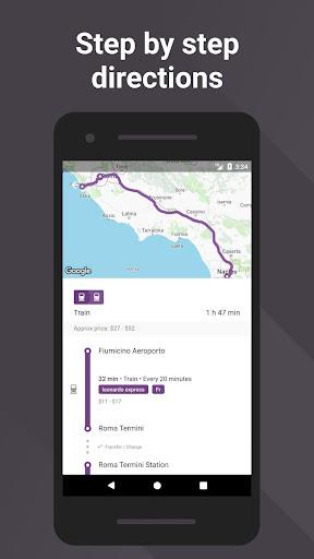 Rome2Rio: Trip Planner Schermafbeelding 3