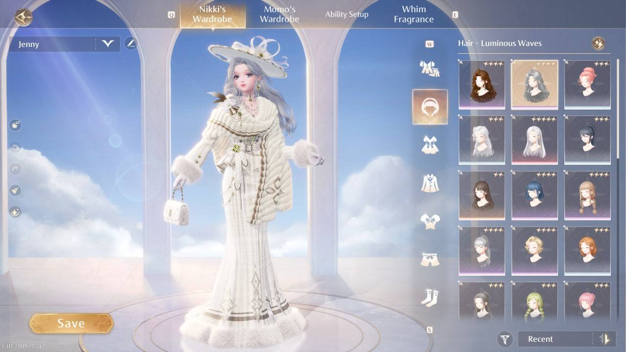 Changer la couleur de la peau dans Infinity Nikki