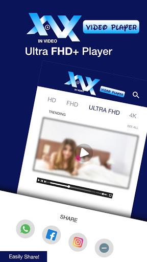 XNX Video Player - Desi Videos MX HD Player स्क्रीनशॉट 1