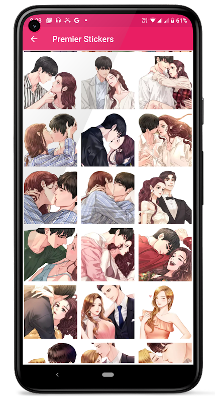 Kiss Me Love Stickers: Kiss Me Wallpaper スクリーンショット 2