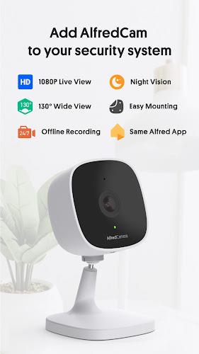 AlfredCamera Home Security app Captura de tela 2