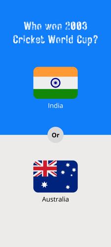 Cricket WorldCup: QuizMaster スクリーンショット 3