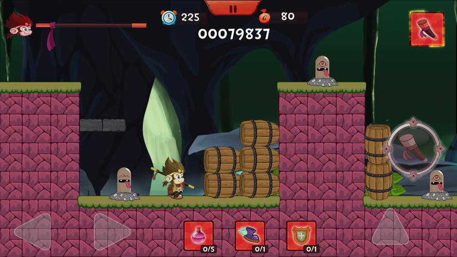 Willie the monkey king island Captura de tela 1