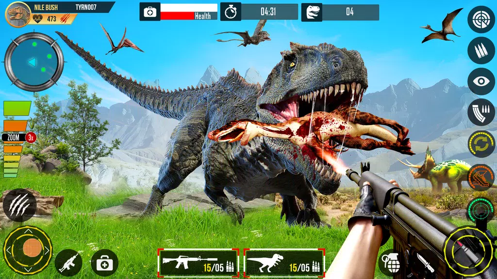 Real Dino Hunting Gun Games Скриншот 1