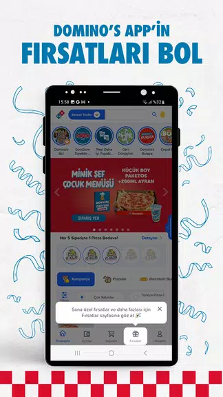 Schermata Domino's Pizza Turkey 0