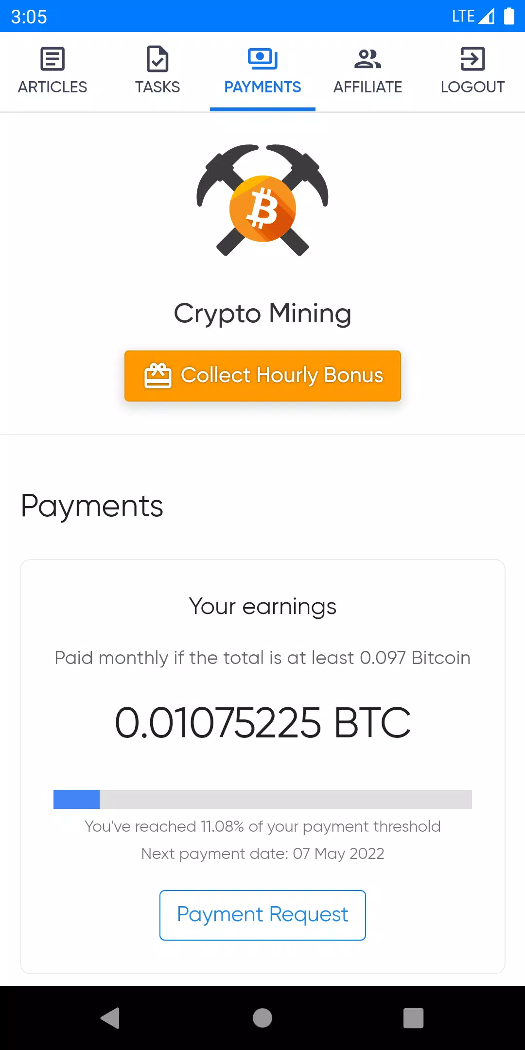 Crypto Mining Tangkapan skrin 2