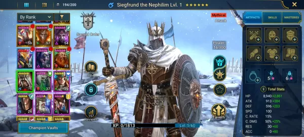 Mythical Champions Tier List  -  Raid Shadow Legends