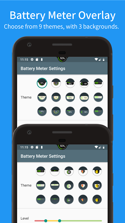 Battery Meter Overlay ภาพหน้าจอ 2