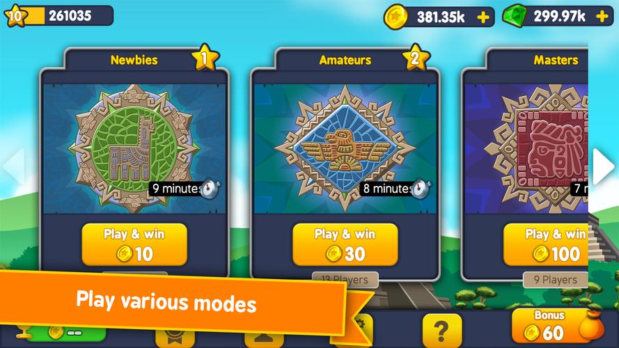 Mahjong Maya Скриншот 1
