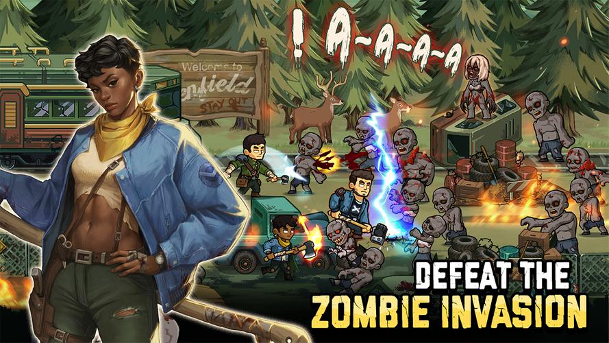 Zombie Warfare: The Death Path Captura de pantalla 0