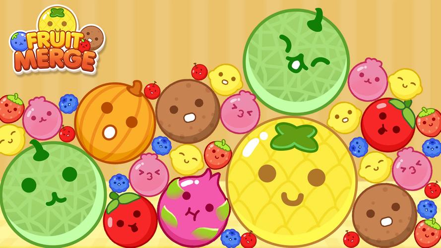 Fruit Merge - Drop merge ဖန်သားပြင်ဓာတ်ပုံ 0