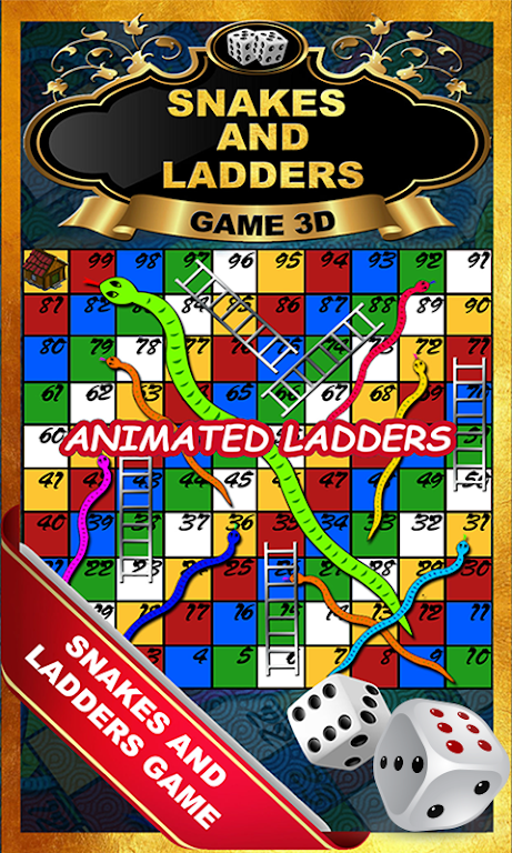 Snakes And Ladders Star:2019 New Dice Game Ekran Görüntüsü 2