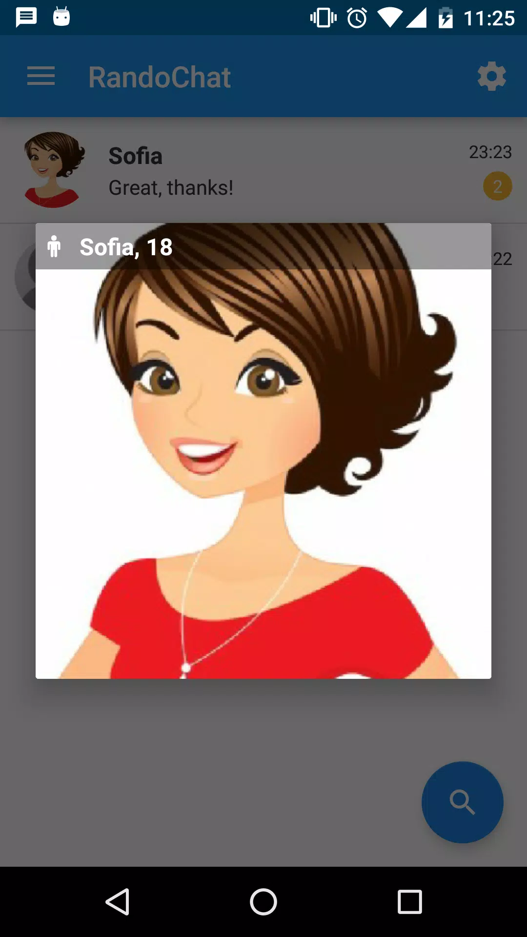 RandoChat - Chat roulette Captura de pantalla 2