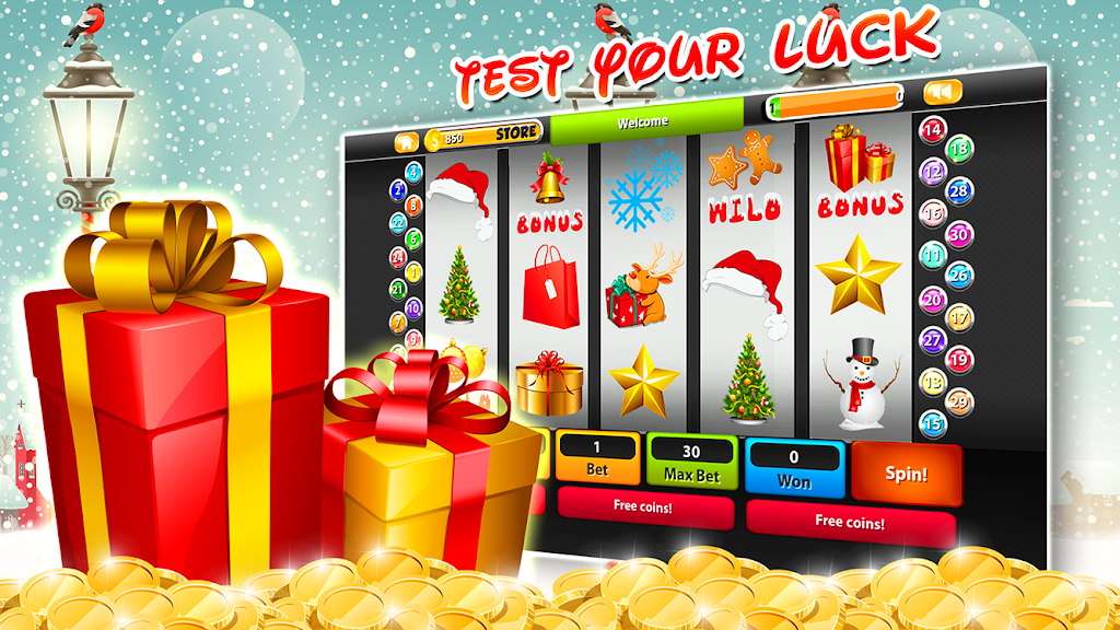 Christmas Slots Casino Zrzut ekranu 0