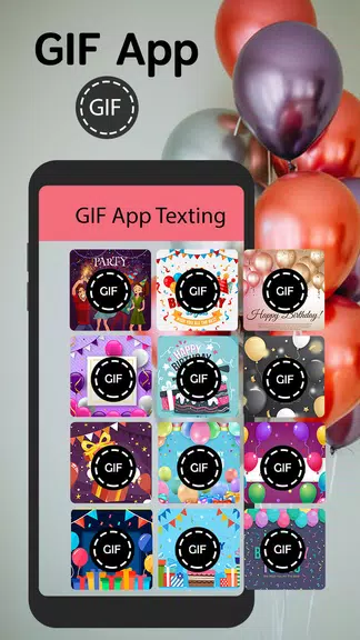 GIF App For Android Texting Ảnh chụp màn hình 1