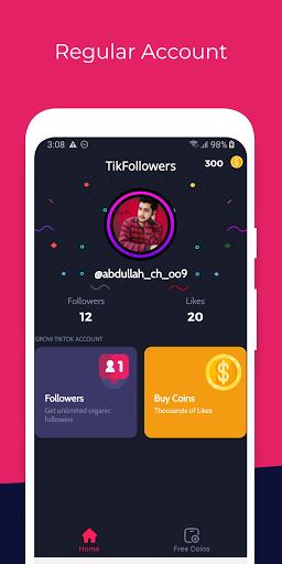 TikFollowers - Get Free Tiktok Followers and Likes Capture d'écran 2