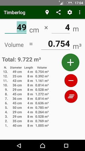 Timberlog - Timber calculator स्क्रीनशॉट 2