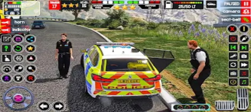 Police Car Game Police Sim 3D Schermafbeelding 0