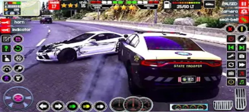 Police Car Game Police Sim 3D Captura de tela 1