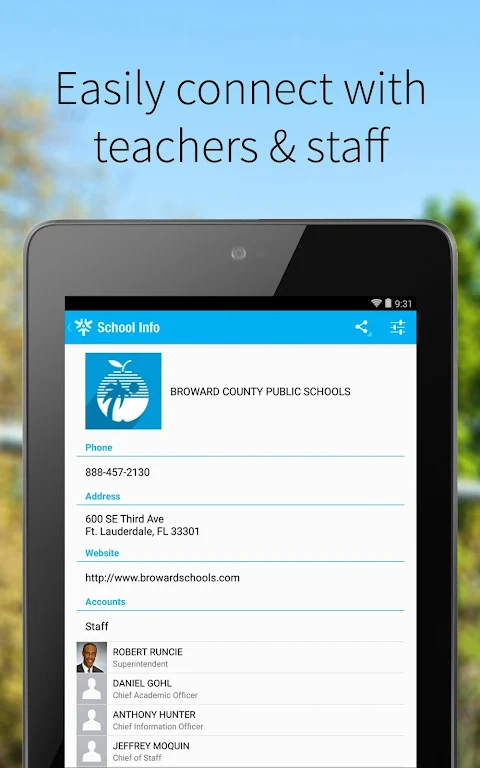 Broward County Public Schools ဖန်သားပြင်ဓာတ်ပုံ 1